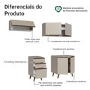 Ver imagem 4 de Armário de Cozinha Compacta 200 cm Crema Nice Madesa 06