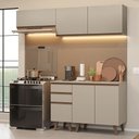 Ver imagem 1 de Armário de Cozinha Compacta 200 cm Crema Nice Madesa 06