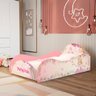 Cama Infantil Princesa Rosa com Colchão - Rosa - 2