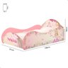 Cama Infantil Princesa Rosa com Colchão - Rosa - 4