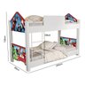 Quarto Infantil Beliche Solteiro Vingadores e Guarda-Roupa - Rosa - 2