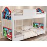 Quarto Infantil Beliche Solteiro Vingadores e Guarda-Roupa - Rosa - 3