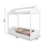 Cama Montessoriana de Solteiro Duda com Colchão - Branco - 2