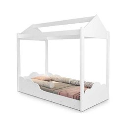 Cama Montessoriana de Solteiro Duda com Colchão - Branco - 1