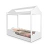 Cama Montessoriana de Solteiro Duda com Colchão - Branco - 1