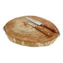 Ver imagem 1 de Tabua De Churrasco Rustica Tora De Arvore - Bolacha Com Alça