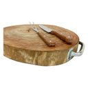 Ver imagem 4 de Tabua De Churrasco Rustica Tora De Arvore - Bolacha Com Alça