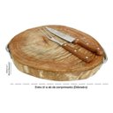 Ver imagem 5 de Tabua De Churrasco Rustica Tora De Arvore - Bolacha Com Alça