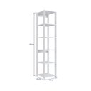 Ver imagem 3 de Estante Armário Organizador de Banheiro Vertical Modulado com 4 Pratelerias Branco