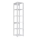 Ver imagem 5 de Estante Armário Organizador de Banheiro Vertical Modulado com 4 Pratelerias Branco