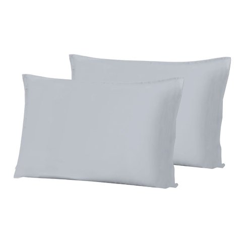 Kit Fronha Döhler Dakota 140 Fios 2 Peças Kit Fronha Döhler Dakota 140 Fios Azul Acinzentado 2 Peças