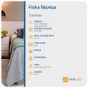 Ver imagem 7 de Colchão de Espuma D20 Gazin Supreme Solteiro 78cm