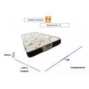 Ver imagem 3 de Colchão Solteiro Espuma D33 188x88 com 12cm Altura- Preto