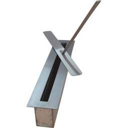 LAREIRA ECOLÓGICA 30 CM PARA EMBUTIR INTEIRA EM AÇO INOX COM ABAFADOR - 2