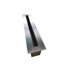 LAREIRA ECOLÓGICA 30 CM PARA EMBUTIR INTEIRA EM AÇO INOX COM ABAFADOR - 3