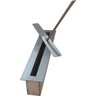 LAREIRA ECOLÓGICA 50 CM PARA EMBUTIR INTEIRA EM AÇO INOX COM ABAFADOR - 2