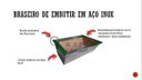 Ver imagem 3 de Braseiro Cooktop de Embutir , Inteiro em Aço Inox -80x50x25-bmd80