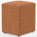 Ver imagem 2 de Kit 04 Puffs Quadrado Decorativo Sala De Estar L02 Bouclê Terracota - Lyam Decor