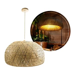 Pendente Sumatra Meia Lua 55cm em Fibra de Bambu Gmh St3161