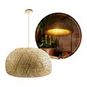 Ver imagem 1 de Pendente Sumatra Meia Lua 55cm em Fibra de Bambu Gmh St3161