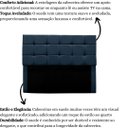Ver imagem 5 de Cabeceira Estofada Cama Box Casal 140 Cm Ananda Suede:azul Marinho