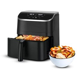 Fritadeira Airfryer Midea 5,5L GrandGourmet Digital Preta FRA59P - 220V - 8 Fritadeira Airfryer Midea 5,5L GrandGourmet Digital Preta FRA59P - 220V - 8