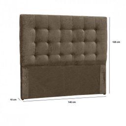 Cabeceira Casal Estofada Kuka - 3 Cabeceira Casal Estofada Kuka - 3