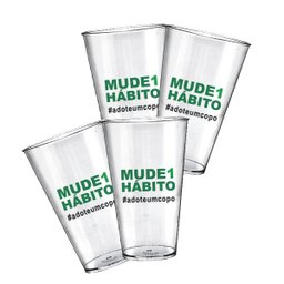 4 Copos Big Drink Eco Mude um Hábito - 2