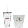 Kit Copo e Balde Personalizados Meu Signo - 1