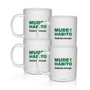 Ver imagem 2 de Kit 4 Canecas Eco Personalizadas 1 Hábito