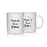 Kit 2 Canecas Brancas Personalizadas para Home Office Poção do Humor - 2