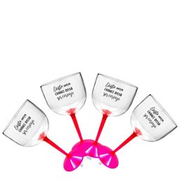 4 Taças Gin Com Base Rosa Para Live - Tema Cerveja - 2