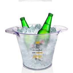 Balde de Gelo para Dia dos Pais com Cerveja - 1