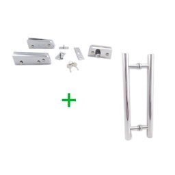 Kit Instalação Porta Blindex Vidro Temperado Com Puxador - 1