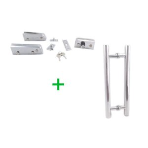 Kit Instalação Porta Blindex Vidro Temperado Com Puxador