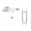 Ver imagem 1 de Kit Instalação Porta Blindex Vidro Temperado Com Puxador