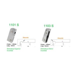 Kit dobradiças para porta de vidro pivotante blindex - sistema invertido - 2