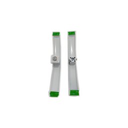 Puxador De Porta Curvo Com Furo Central 26,5 Cm - Branco - 3