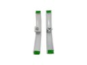 Ver imagem 3 de Puxador De Porta Curvo Com Furo Central 26,5 Cm - Branco