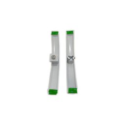 Puxador De Porta Curvo Com Furo Central 26,5 Cm - Branco - 4