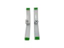 Ver imagem 4 de Puxador De Porta Curvo Com Furo Central 26,5 Cm - Branco