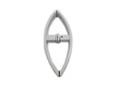 Ver imagem 2 de Puxador De Porta Curvo Com Furo Central 26,5 Cm - Branco