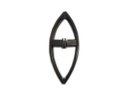 Ver imagem 3 de Puxador De Porta Curvo Com Furo Central 26,5 Cm - Bronze