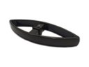 Ver imagem 1 de Puxador De Porta Curvo Com Furo Central 26,5 Cm - Bronze