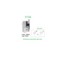 Ver imagem 2 de 2 Dobradiças Automática Para Box De Banheiro 1114 - Preta