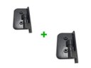 Ver imagem 1 de 2 Dobradiças Automática Para Box De Banheiro 1114 - Preta