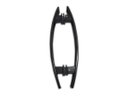 Ver imagem 3 de Puxador Curvo Para Porta Blindex 30x20 Cm - Preto