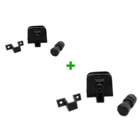 Kit Instalação - Janela De Correr 4 Folhas de Vidro - Bronze