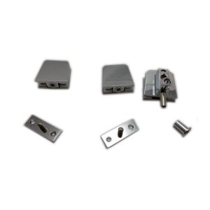 Kit pivotante para janela de vidro temperado blindex - Bronze