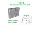 Ver imagem 3 de Kit com 2 unidades de dobradiças 1010 para união vidro e vidro central